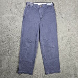 Aramark Mens Navy Blue Flame‎ Resistant FR Work Pants GP0292 ATPV 12.4 Size 30